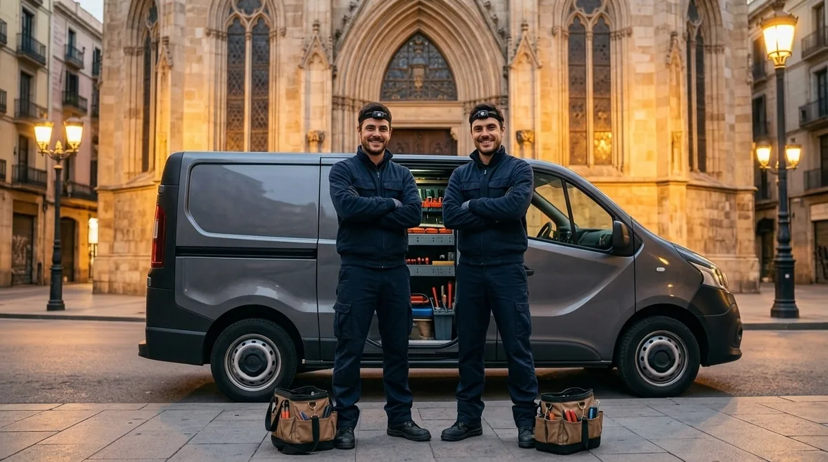 Equipo de cerrajeros de Llave Segura 24 en Barcelona